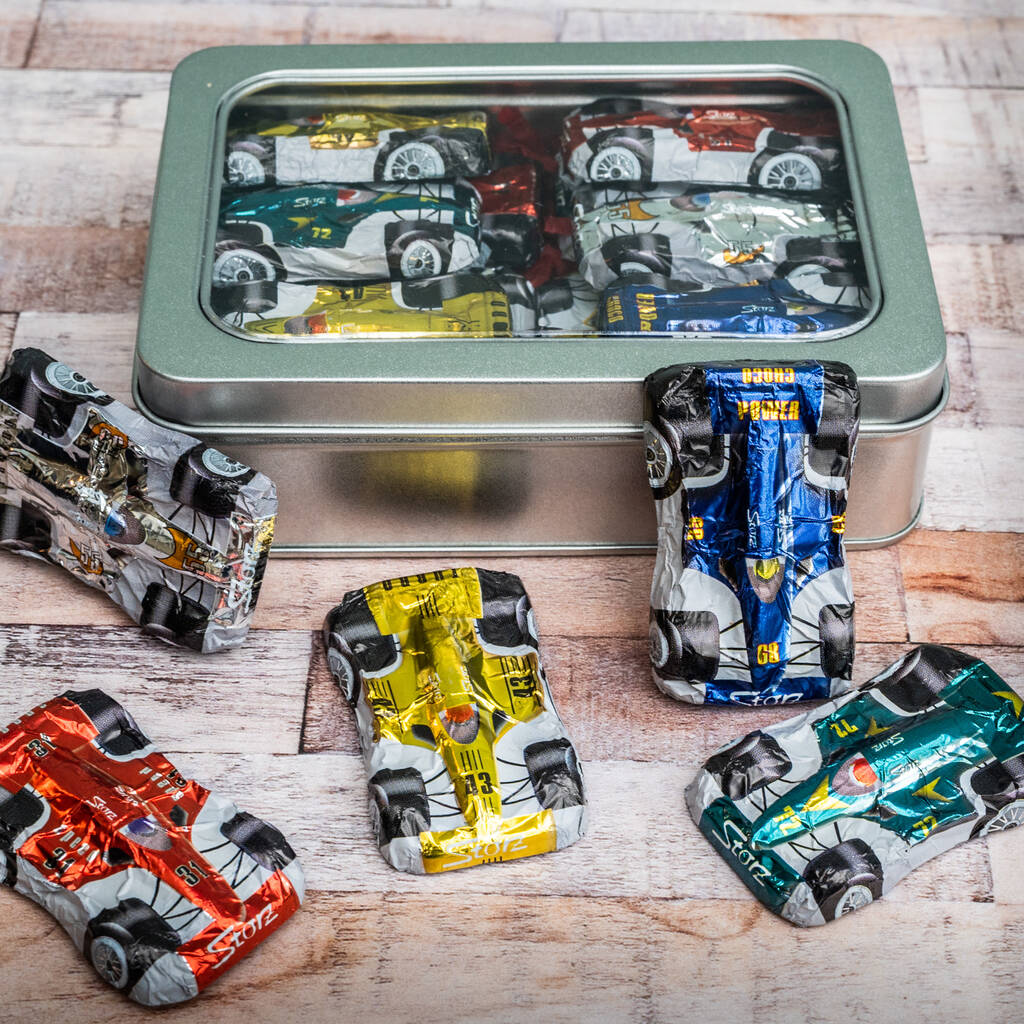 Gift Tin Of Chocolate Formula One Cars, 1 of 12