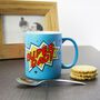 Personalised Super Dad Mug Gift, thumbnail 1 of 3