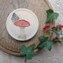 Mushroom Bone China Coasters, thumbnail 7 of 7