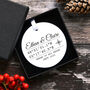 Personalised Coordinates Keepsake Bauble Ornament, thumbnail 1 of 2