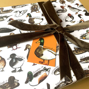 Ducks Of Britain Wrapping Paper Set, 9 of 10