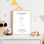Custom Mothers New Baby Gift For Birthday Art Print, thumbnail 7 of 7