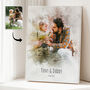Father's Day Gift Custom Portrait, thumbnail 4 of 8