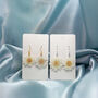 Daisy Flower Sterling Silver Or Gold Plated Earrings, thumbnail 12 of 12