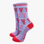 Lobsters Bamboo Ankle Socks Women's Gift Box, thumbnail 2 of 4