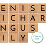 Personalised Family Names Wall Art Family Gift, thumbnail 4 of 8