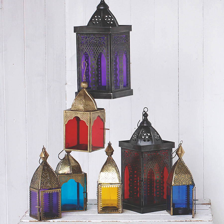 vintage style glass lanterns by scaramanga | notonthehighstreet.com