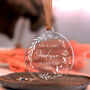 Personalised First Christmas Married Christmas Bauble, thumbnail 9 of 11
