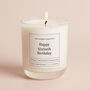 60th Birthday Gift Soy Wax Essential Oil Candle, thumbnail 1 of 5