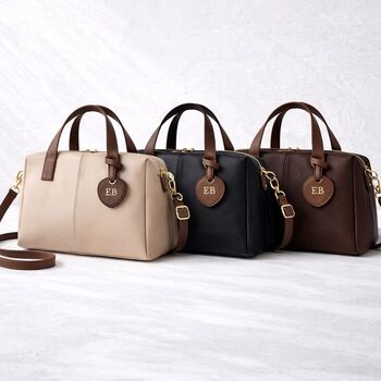 Personalised Freya Contrast Tag Cross Body Bag, 4 of 5