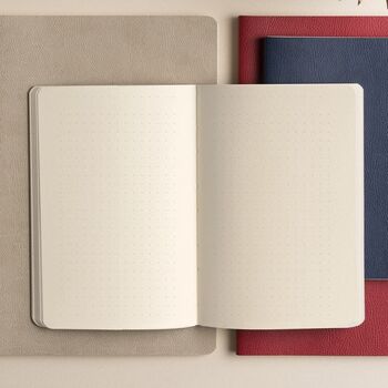 Slim Ivory Paper Dot Notebook, 4 of 6