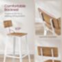 Bar Stool Set Bar Chairs With Backrest, thumbnail 6 of 9