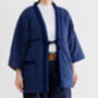 Japanese Padded Cotton Kimono Jacket, thumbnail 2 of 6