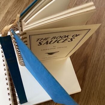 'The Book Of Sauces' Upcycled Notebook, 2 of 4
