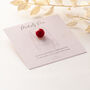 Red Faux Pearl Modesty Pin, thumbnail 2 of 11