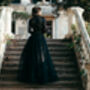 Long Sleeved Black Lace Top, thumbnail 3 of 12