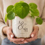 Personalised Couple Initials Plant Pot, thumbnail 3 of 7