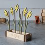 Personalised Wooden Daffodil Flower Box, thumbnail 3 of 6