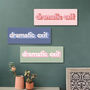 Dramatic Exit Wooden Wall Art, thumbnail 2 of 6