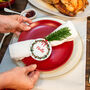 Personalised Name Christmas Wreath Place Setting, thumbnail 1 of 7