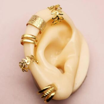 Five Pcs Adjustable Wire Ear Wrap Ear Cuff Band, 4 of 4
