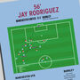 Jay Rodriguez Goal – Manchester United Vs Burnley – Premier League 2020 Print, thumbnail 2 of 2