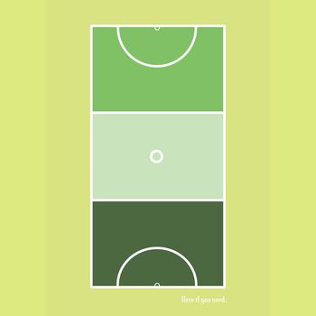 Netball Court Graphic Print In Team Colours, 9 of 12