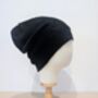Unisex Pure Cashmere Textured Beanie, thumbnail 8 of 9