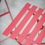 Small Bistro Set In Red, thumbnail 2 of 3