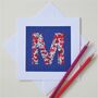 Liberty Print Initial Card, thumbnail 3 of 7