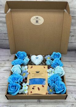 The Blooming Blue Luxury Spa Gift Box, 2 of 8