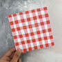 Red, White And Pink Gingham Wrapping Paper, thumbnail 8 of 9