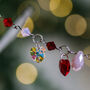 Crystal Heart Mini Garland Christmas Decoration, thumbnail 8 of 10