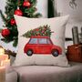 Driving Home For Christmas Cushion Cover, thumbnail 4 of 6