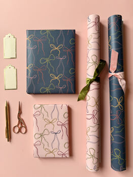 Luxury Bow Pattern Wrapping Paper, 8 of 11