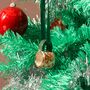 Hand Painted Mini Ceramic Mug Christmas Ornament With Candy Cane, thumbnail 2 of 5