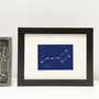 Big Dipper Constellation Woodblock Print, thumbnail 1 of 4