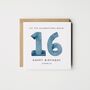 Personalised 18th Birthday Card *Age/Colour Options, thumbnail 3 of 4