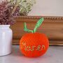 Personalised Crocheted Clementine Rattle New Baby Gift, thumbnail 7 of 7