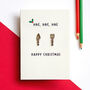 Funny Gardening Christmas Card And Cufflinks Set, thumbnail 1 of 6