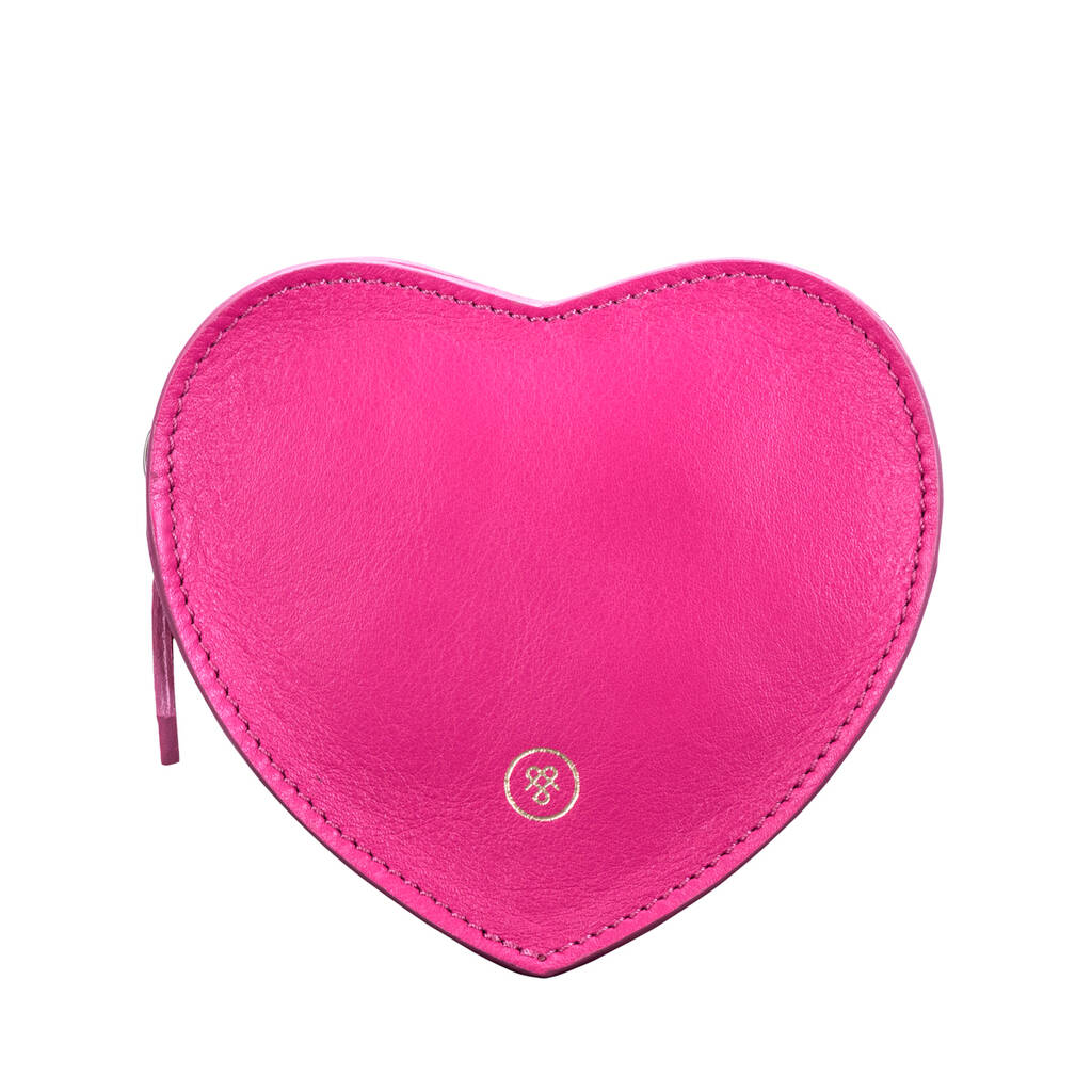 Soft Leather Heart Shaped Case Mirabella Large Nappa By Maxwell Scott Bags 0677
