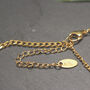 Layered Necklace Carabiner Pendant 18k Gold, thumbnail 5 of 6