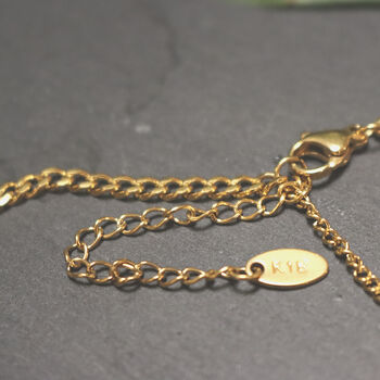 Layered Necklace Carabiner Pendant 18k Gold, 5 of 6