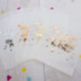 Set Of 10 Foil 'Mr And Mrs' Confetti Bags, thumbnail 3 of 3