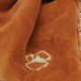 Personalised Embroidery Highland Cow Brown Toy Soother, thumbnail 8 of 12