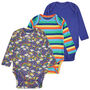 Rainbow Weather Three Pack Baby Bodies, thumbnail 1 of 4