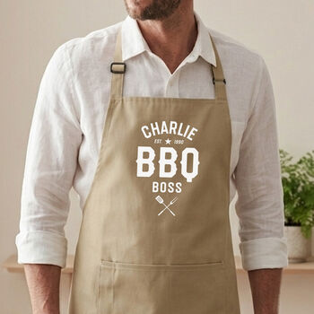 The BBQ Boss Personalised Apron, 2 of 3