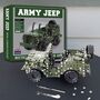 Make Your Own Army Jeep Metal Construction Set, thumbnail 1 of 10