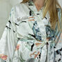 Mini Personalised Floral Print Matching Dressing Gown, thumbnail 7 of 8