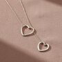 Personalised Heart Lariat Necklace, thumbnail 3 of 8